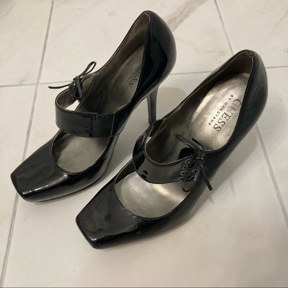 Guess by Marciano vintage black patent leather Mary Janes Size 7 - Picture 2 of 10